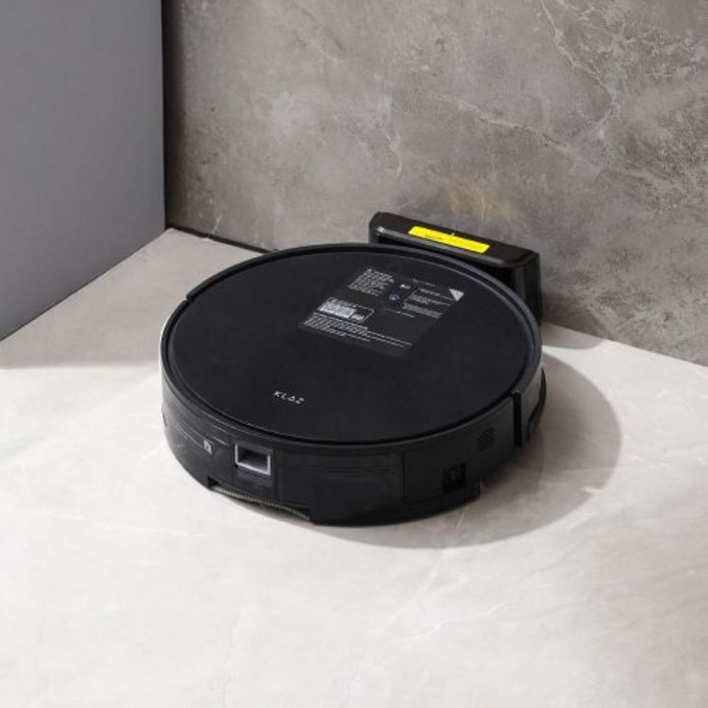 Klaz Smart Vacuum Cleaner Dry Robotik Hitam - 2700Pa, 120 Menit