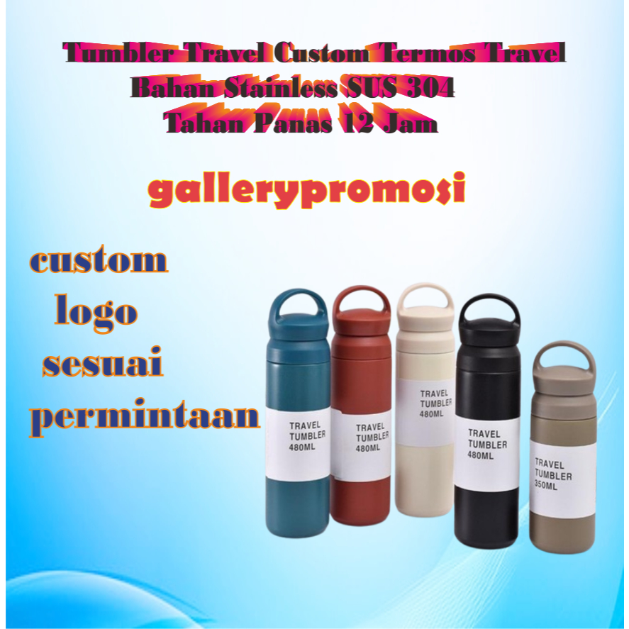 TUMBLER JAPAN GAGANG / TUMBLER GAGANG JAPAN POLOS