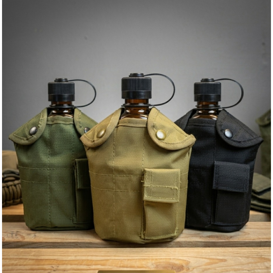 Slazybloom [Botol Minum Peples 1 Liter ] Botol Peples 1 Liter Botol Camping Botol Minum Untuk