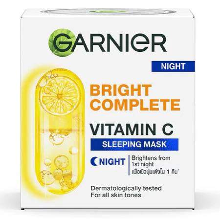 WN - GARNIER BRIGHT COMPLETE VIT C YOGHURT SLEEPING MASK NIGHT 50ML