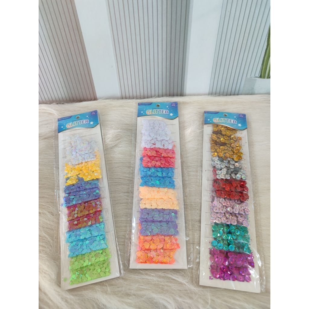 ( 1 pack ) manik manik lucu berbagai bentuk isi 12bungkus