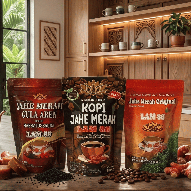 JAHE MERAH ORIGINAL | KOPI JAHE MERAH | JAHE MERAH GULA AREN KEMASAN EKONOMIS