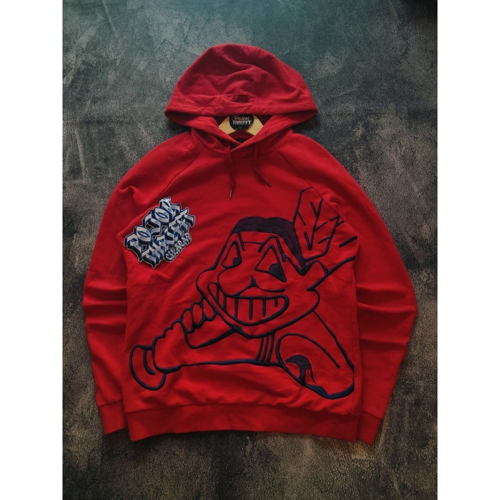 Hoodie mlb big logo rare item
