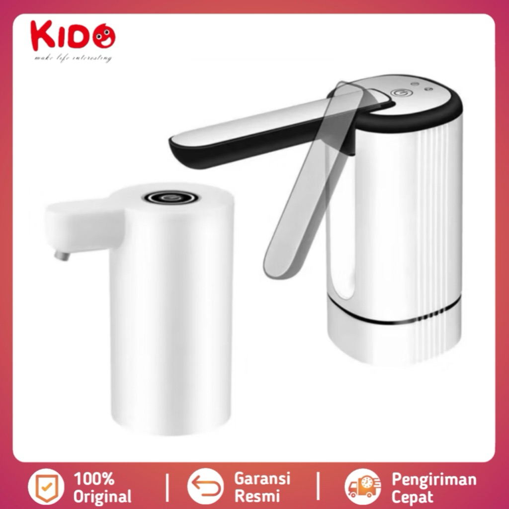 Pompa Galon Lipat Premium Pompa Galon Air Dispenser Elektrik USB  Lipat Charge
