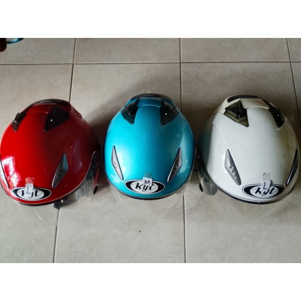 Helm bekas murah original KYT Galaxy flat