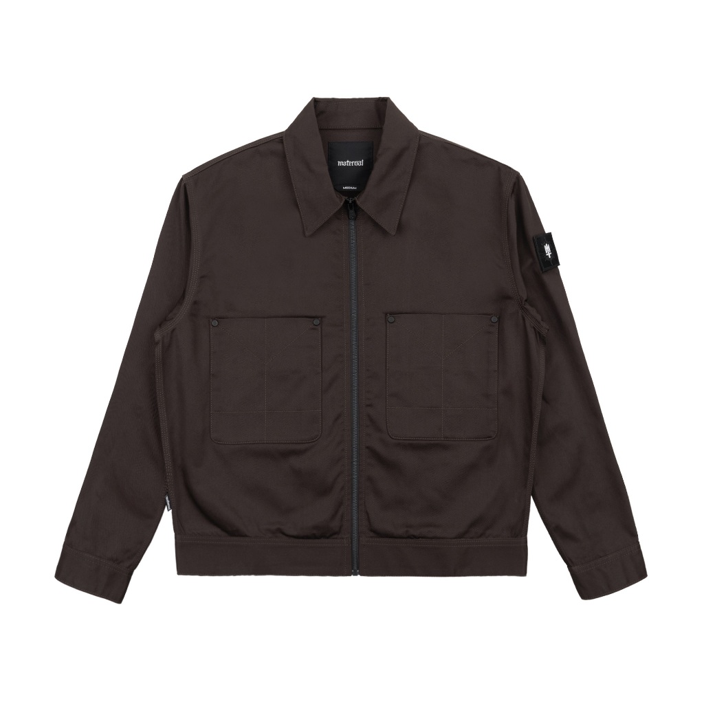 PORKHA Clandestine MATERNAL DISASTER TWILL TRUCKER WORK JACKET