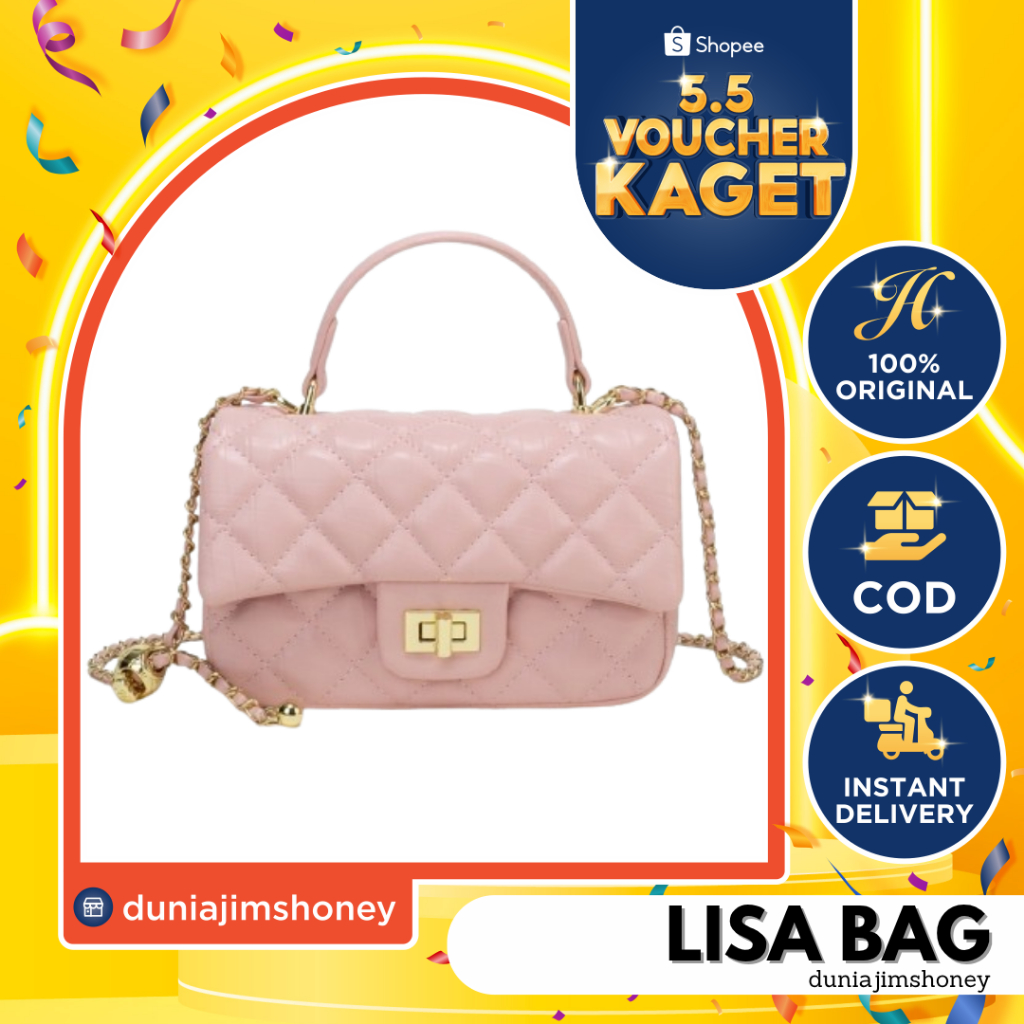 Jims Honey Lisa Bag Slingbag Classy and Pretty Wanita JH