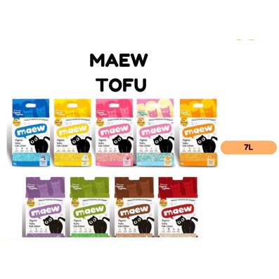 Pasir MAEW Tofu Cat Litter MAEW CASSAVA Cat Litter Pasir Kucing TOFU AATAS TOFU DL / pasir maew 7 li