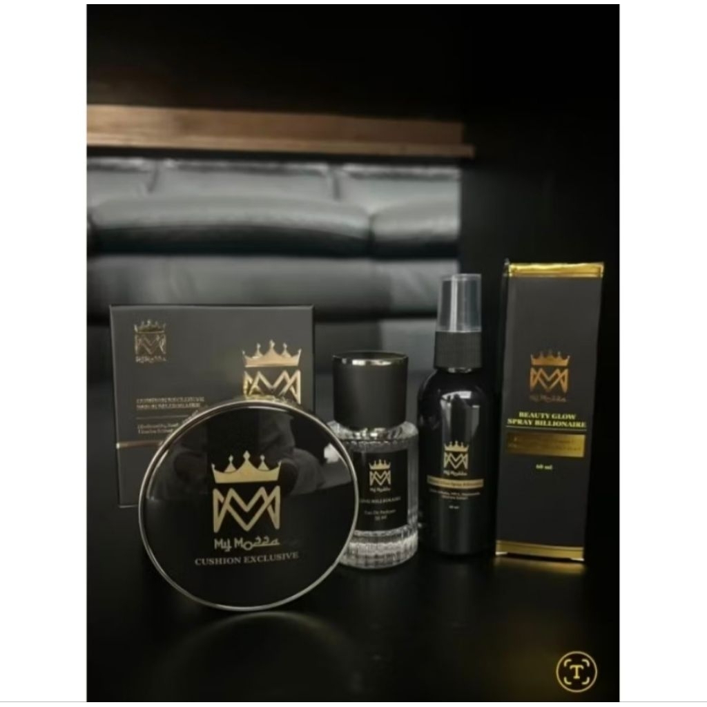 PAKET PROMO MY MOZZA CUSHION BEAUTY GLOW PARFUM BILLIONAIRE ORIGINAL