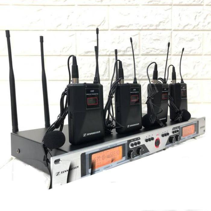 Mic Wireless Sennheiser SKM 9004 / SKM9004 – isi 4 mic varian 4 mic handheld / 4 mic Clip on / 4 mic Meja / 2 Handheld 2 Clipon