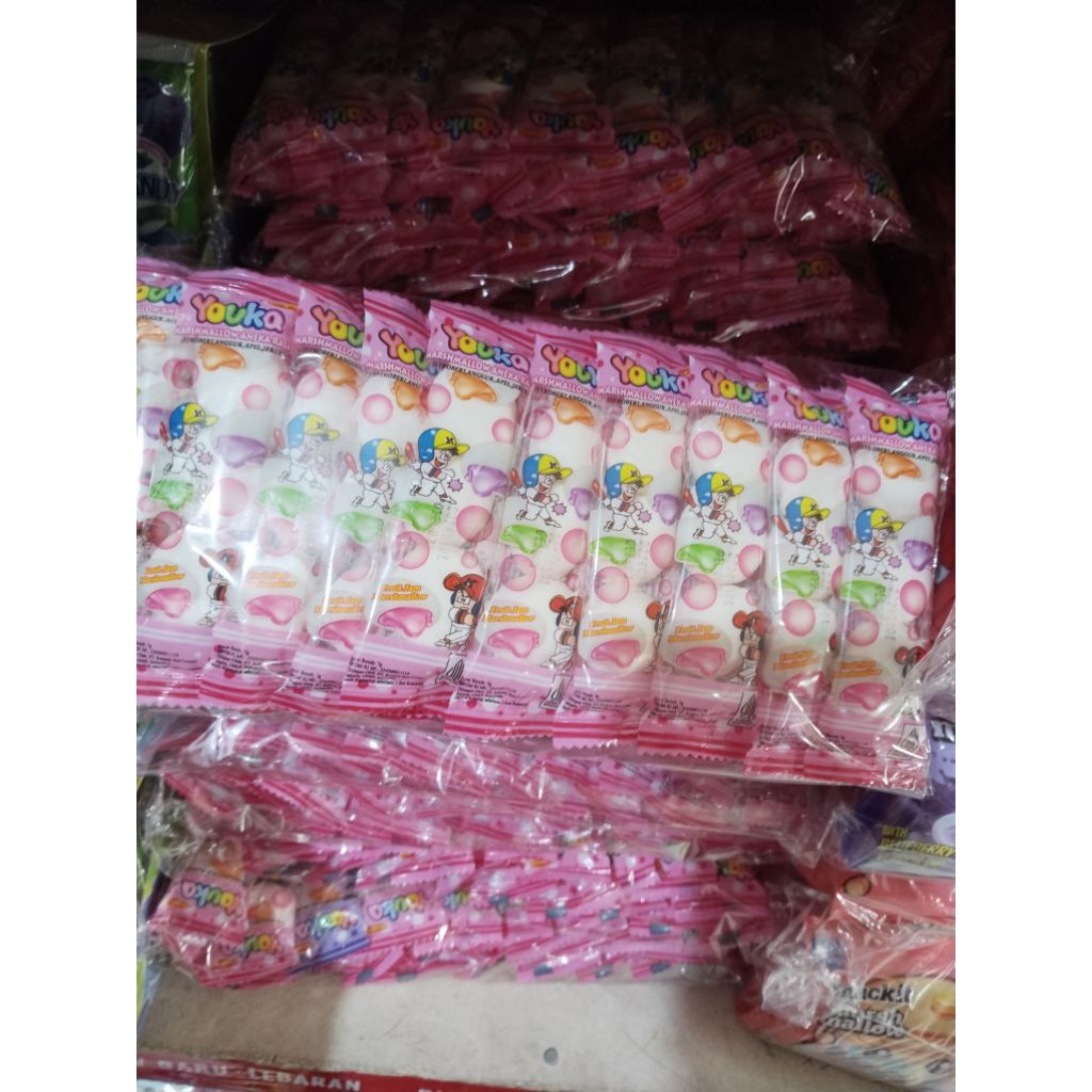 Youka Marshmallow bulat isi 20