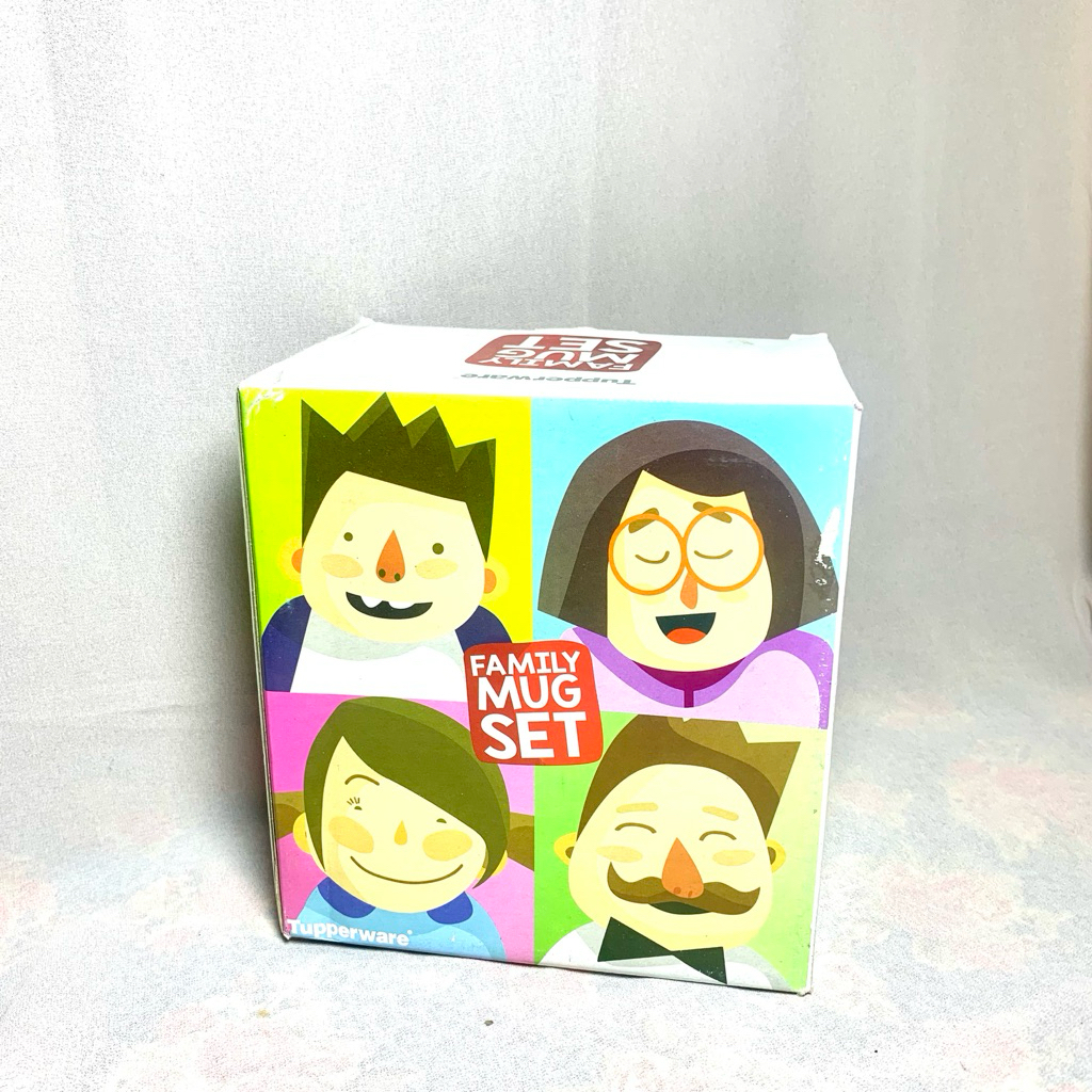 Tupperware Family Mug Set