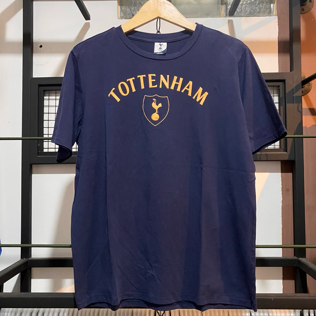 kaos second katun tottenham bola, navy pekat