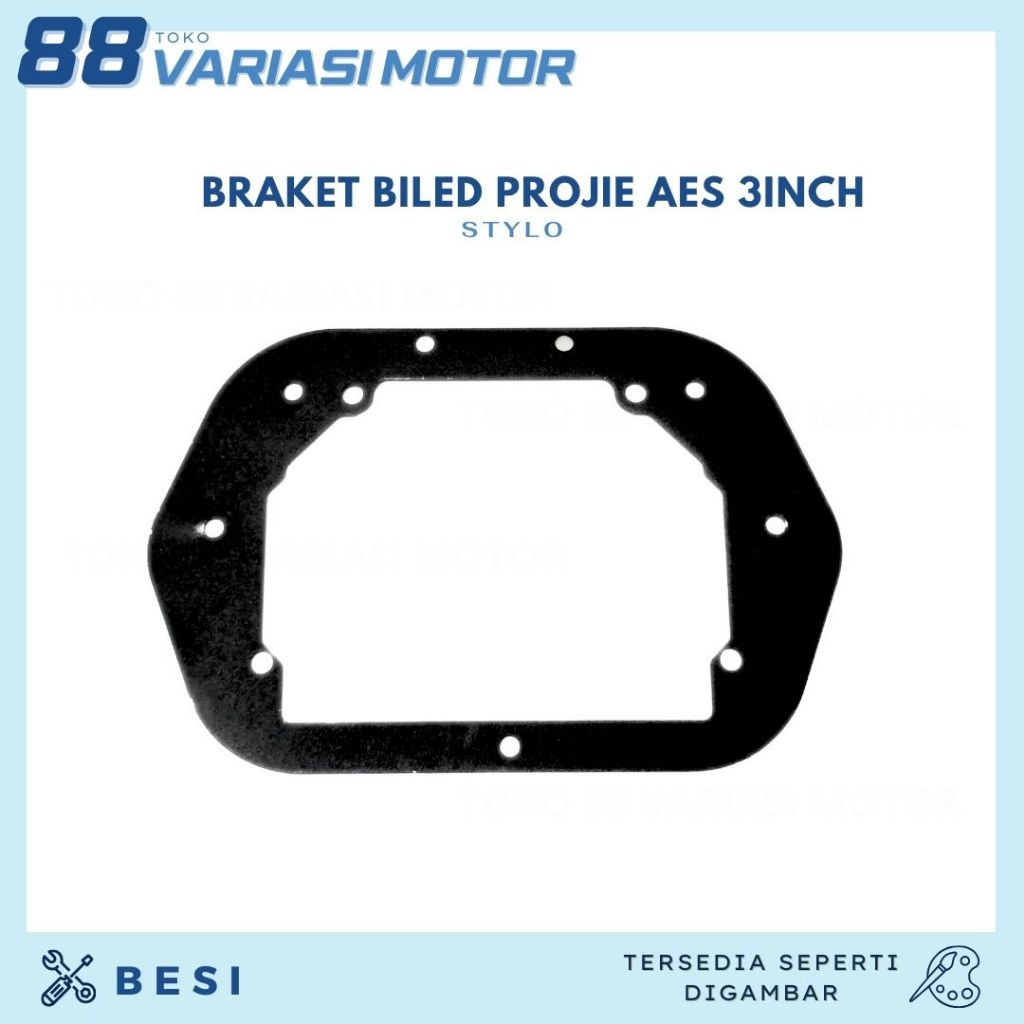 BRACKET BREKET BILED PROJIE STYLO 3 INCH AES VAHID UPS PRO7 3 INCH SINGLE BILED BRACKET BILED 3INCH