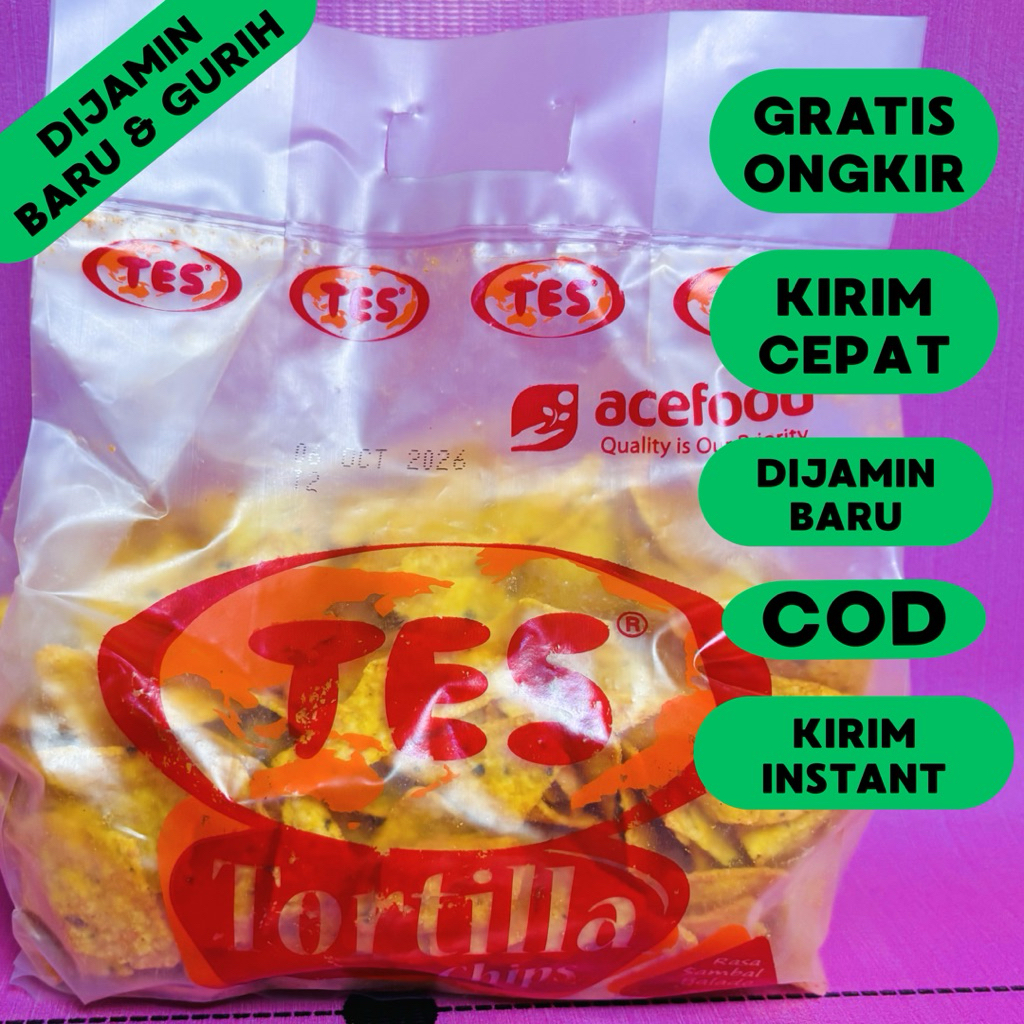 Tes Tortilla Balado / Tes Balado / Tortilla Tes / Keripik Tortilla Balado