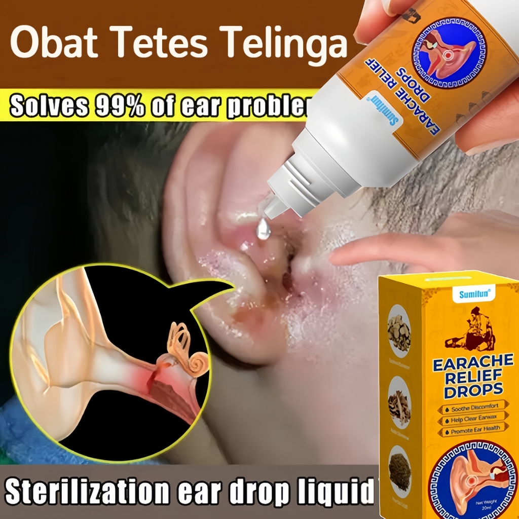 Obat Tetes Telinga Radang Telinga Infeksi Telinga Pendengaran Meredam Obat Telinga Bernanah Obat Tel