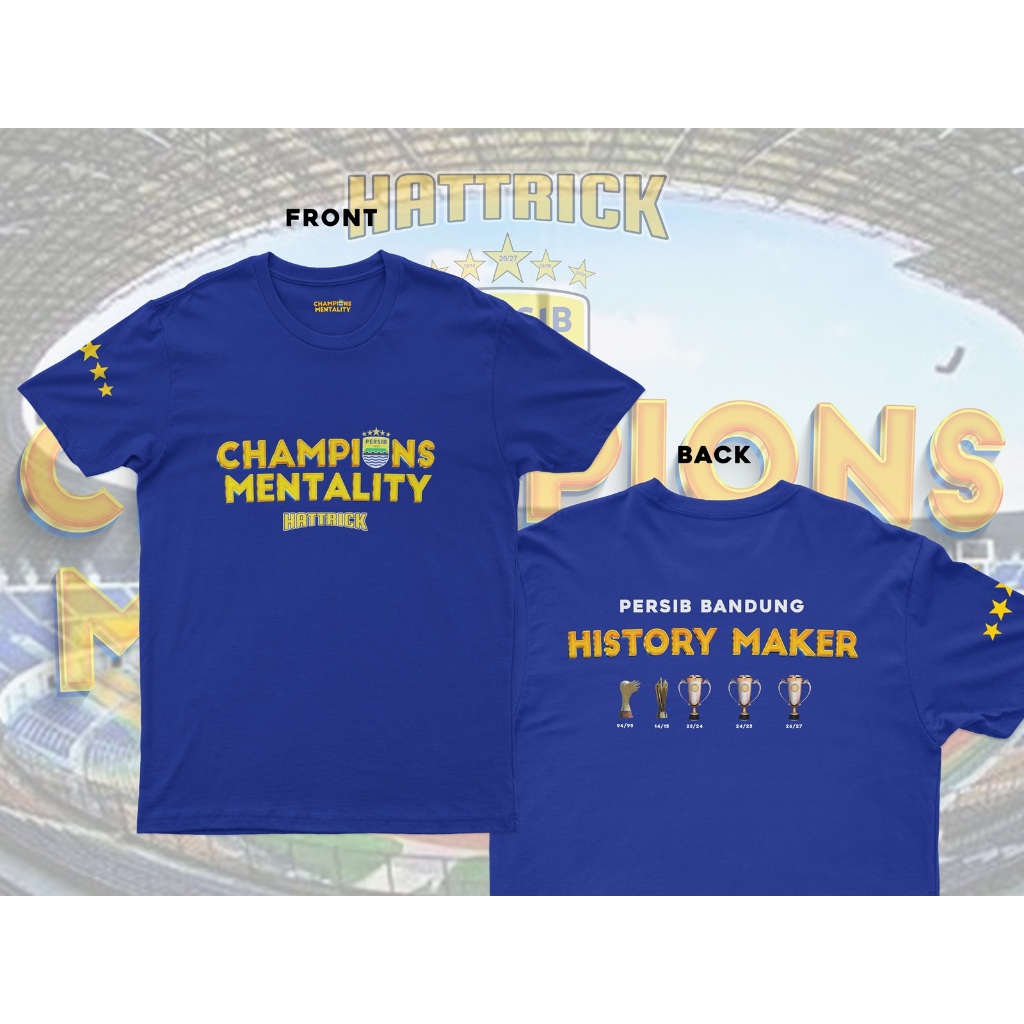 Kaos Custom Persib Special Edition Juara