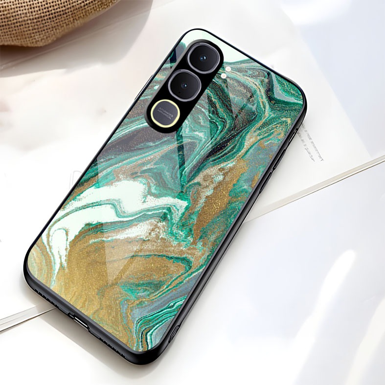 CL Softcase Glass For Vivo Y21D - Case Glass Vivo Y21D - Casing Kaca Y21D Terbaru - Casing Murah Viv