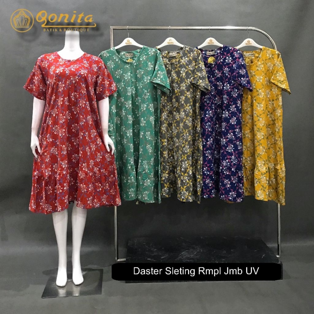 Daster qonita jumbo//qonita batik//batik pekalongan ori