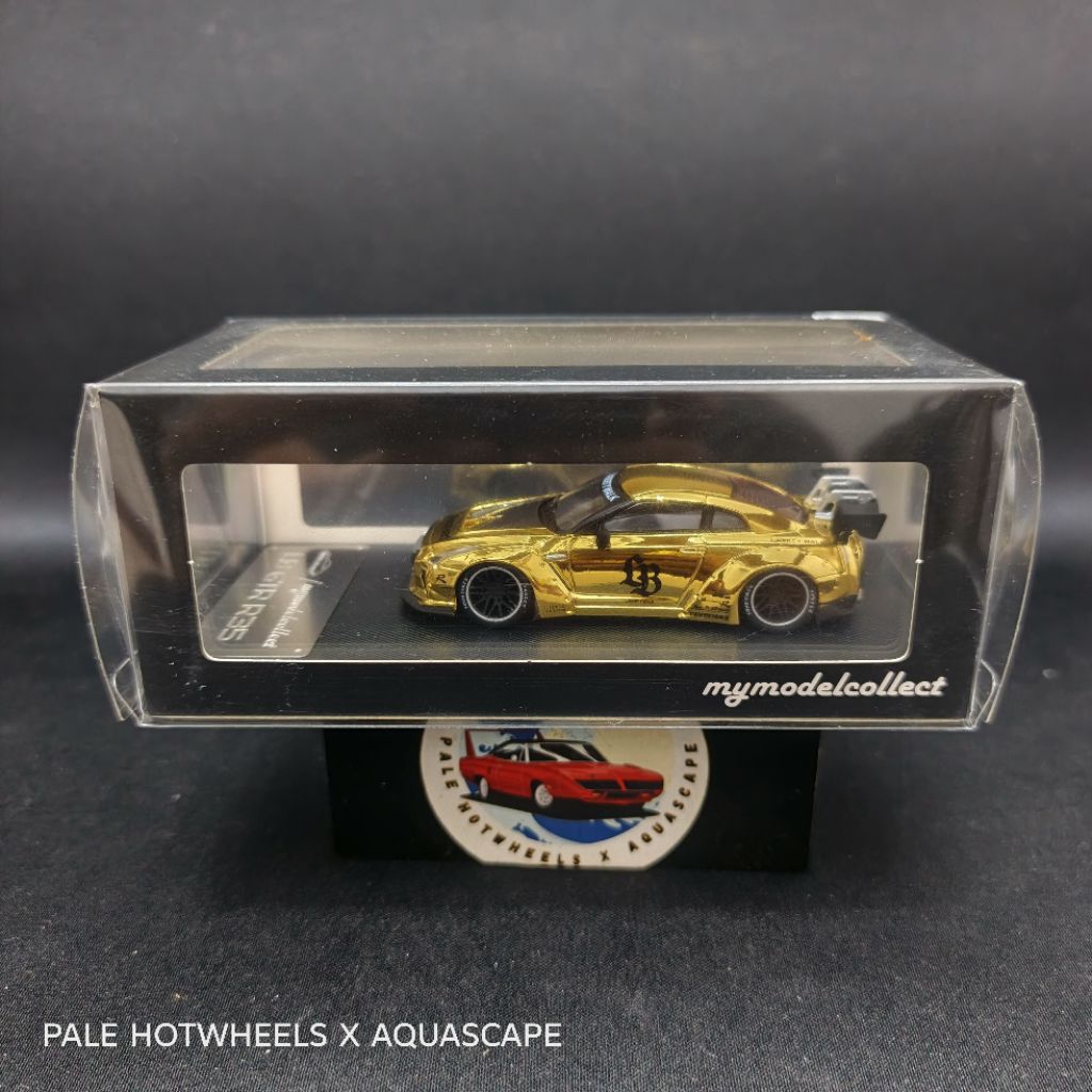 MYMODELCOLLECT LBWK LB GTR R35 GOLD CHROME