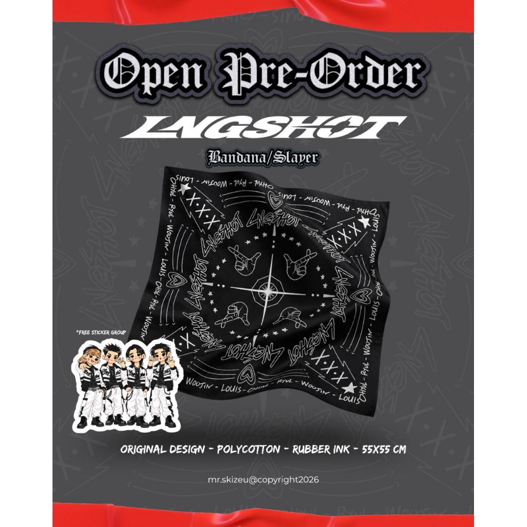 Bandana/Slayer LNGSHOT - KPOP SLAYER - BANDANA