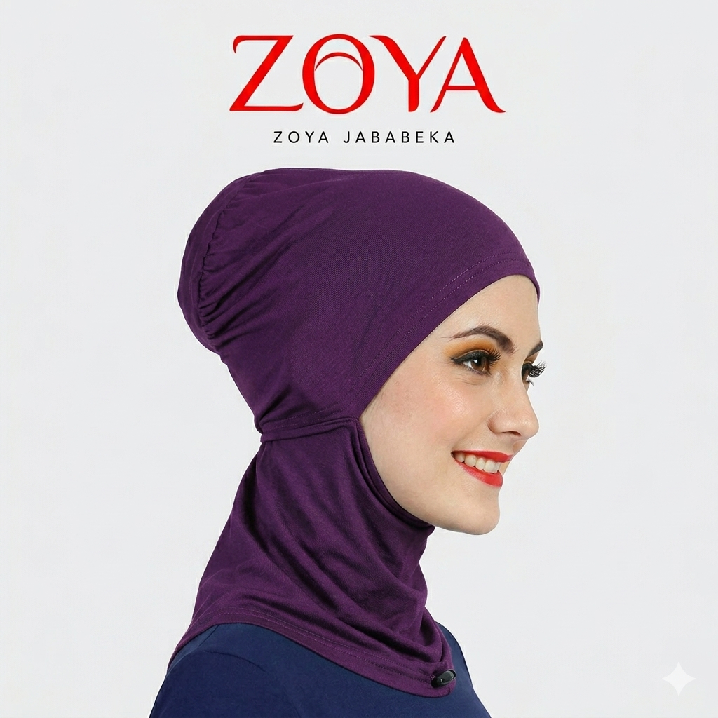ZOYA Ciput Ninja Cepolya - Daleman Kerudung Jilbab Aksesoris Hijab Ciput Wanita Muslim Inner Kepala 