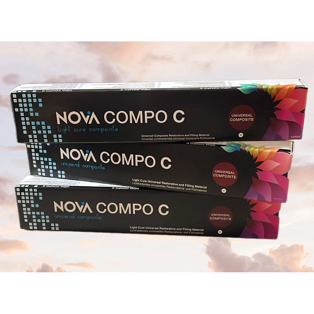 Composite Dental Nova Compo C Imicryl 4gr Resin Composite Nano Hybrid