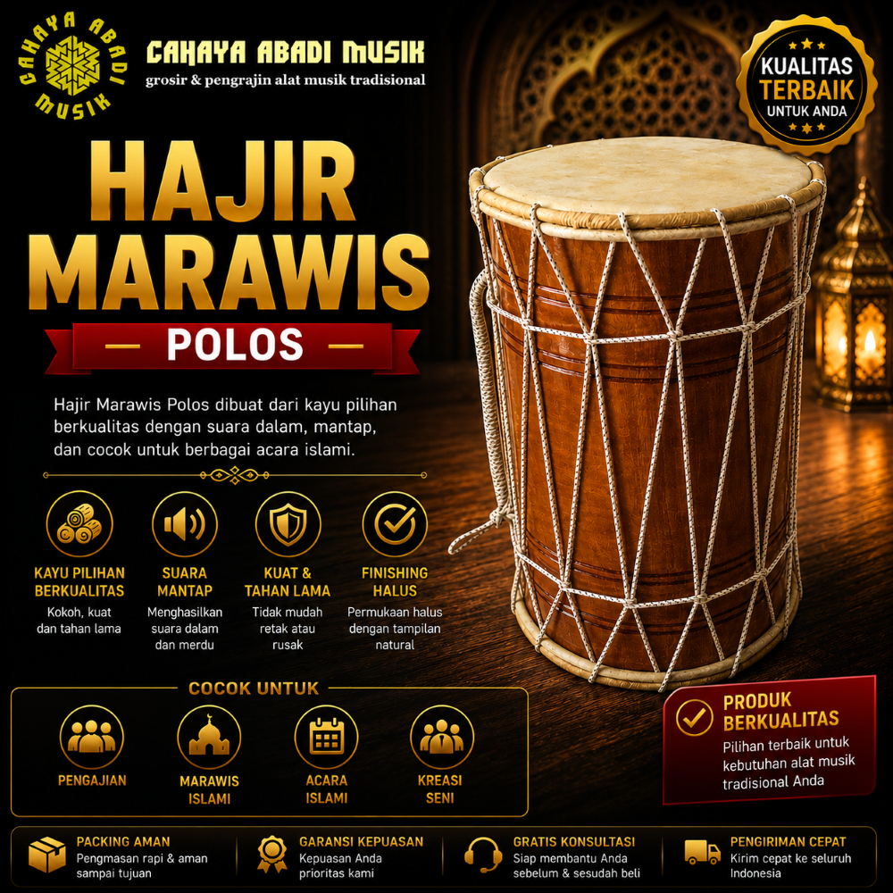 Hajir Marawis Gendang Hajir Polos Satuan