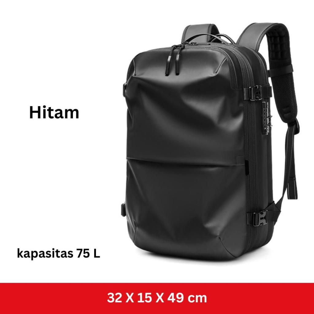 MH - Backpack Vacum New 7705 – Tahan Air Kompresi Vakum Travel Backpack 24 inch