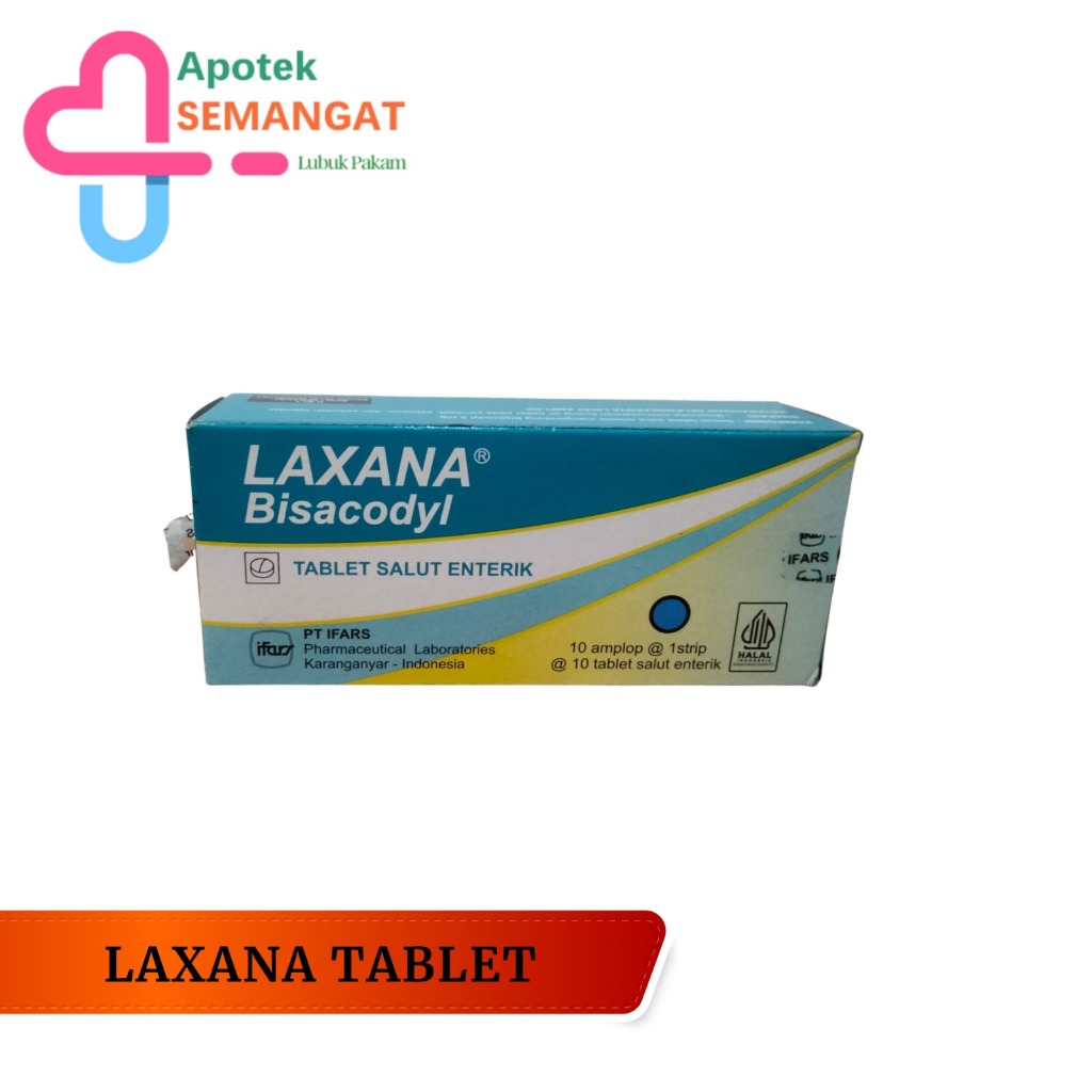 Laxana 5 mg 10 Tablet - Obat Pencahar Susah Buang Air Besar [PER PPN]