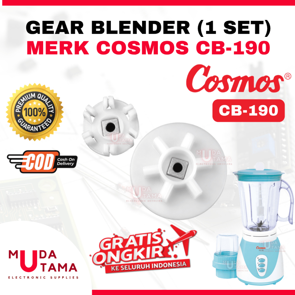 Karet Gear Blender COSMOS CB-190 CB190 - Gear Pemutar Blender COSMOS CB-190 - Kopling Blender COSMOS