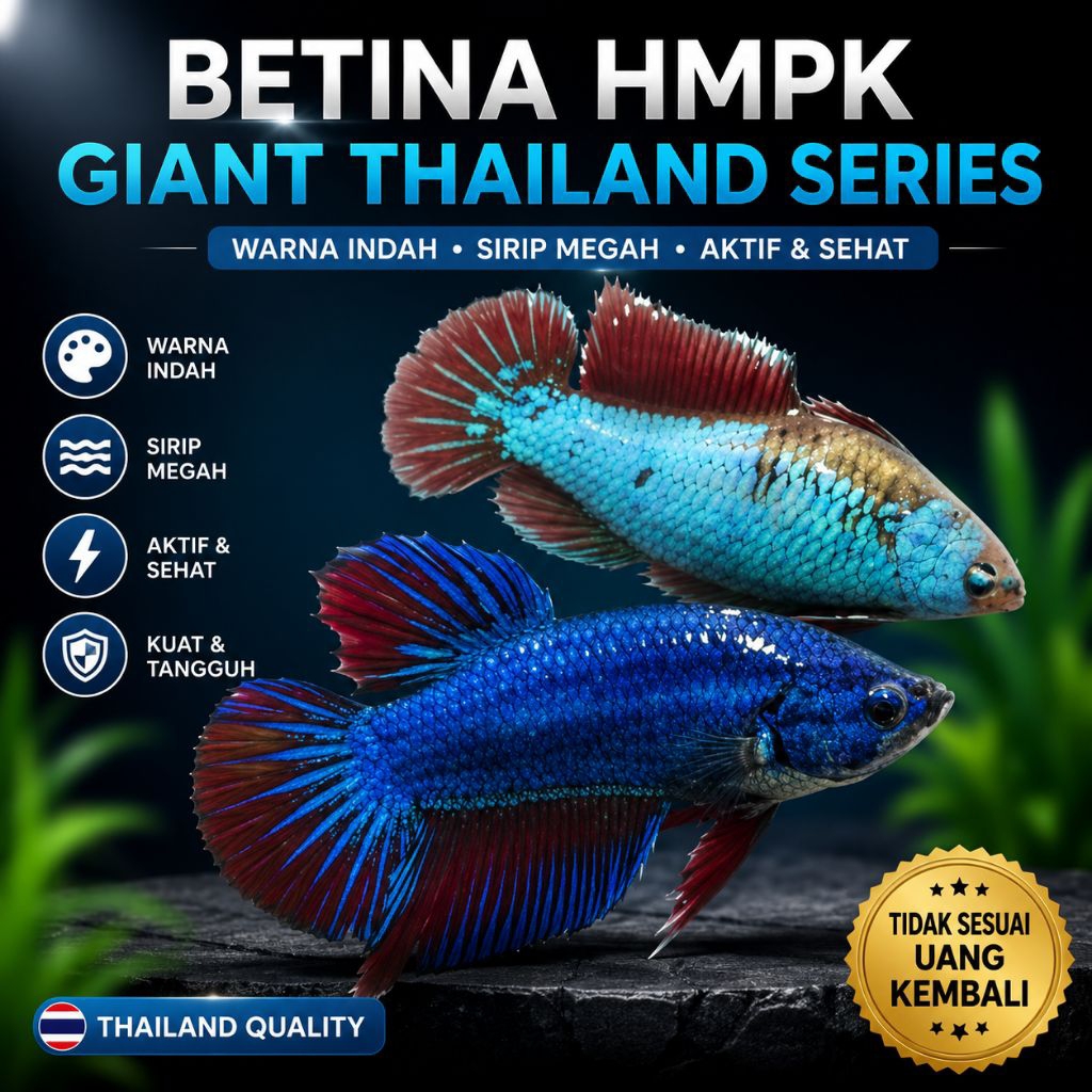 Hiasan Aquarium Betina HMPK GIANT Siap bertelur