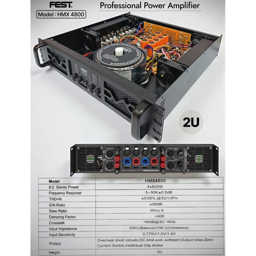 power fest hmx4800- power fest 4ch