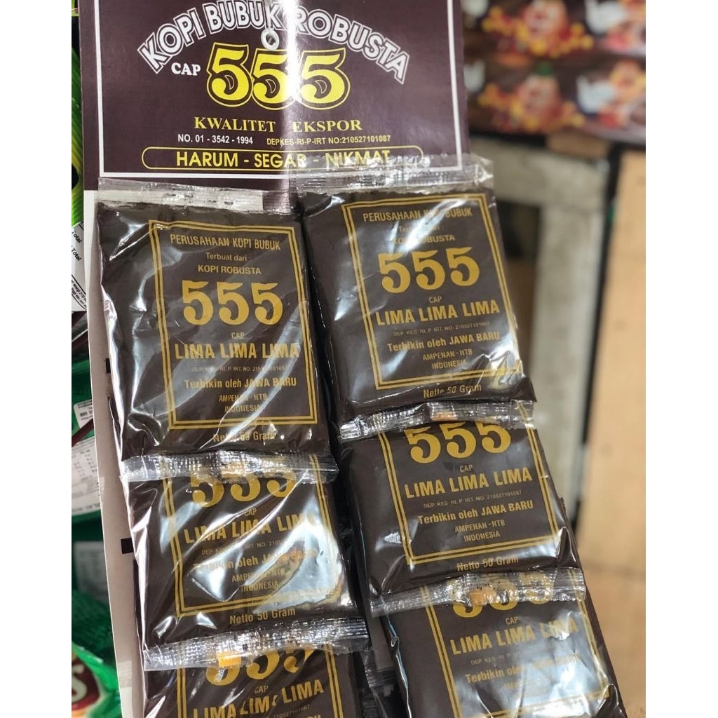 Kopi Bubuk Asli Lombok 555