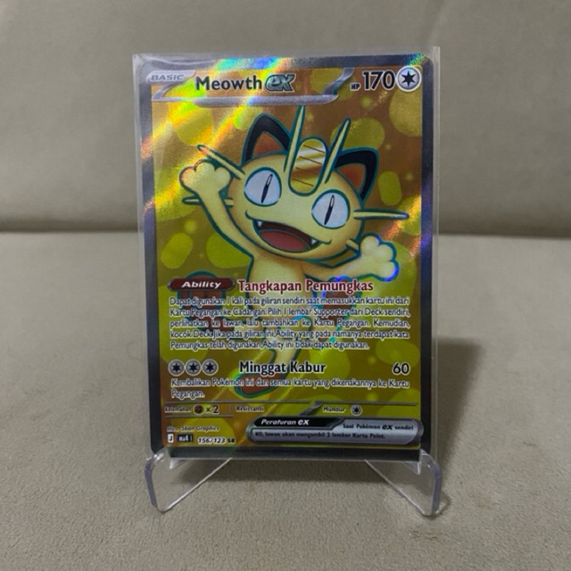 Meowth ex SR - TCG Pokemon Indonesia
