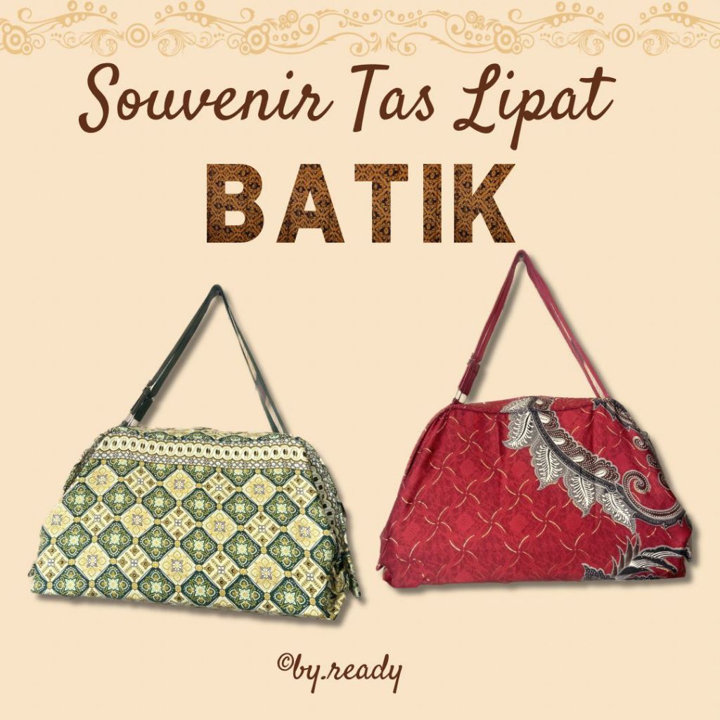 PAKET 10 PCS Tas Lipat Batik | Tas Lipat | Tas Jinjing | Travel Bag | Tas Lipat Bandung | Souvenir B
