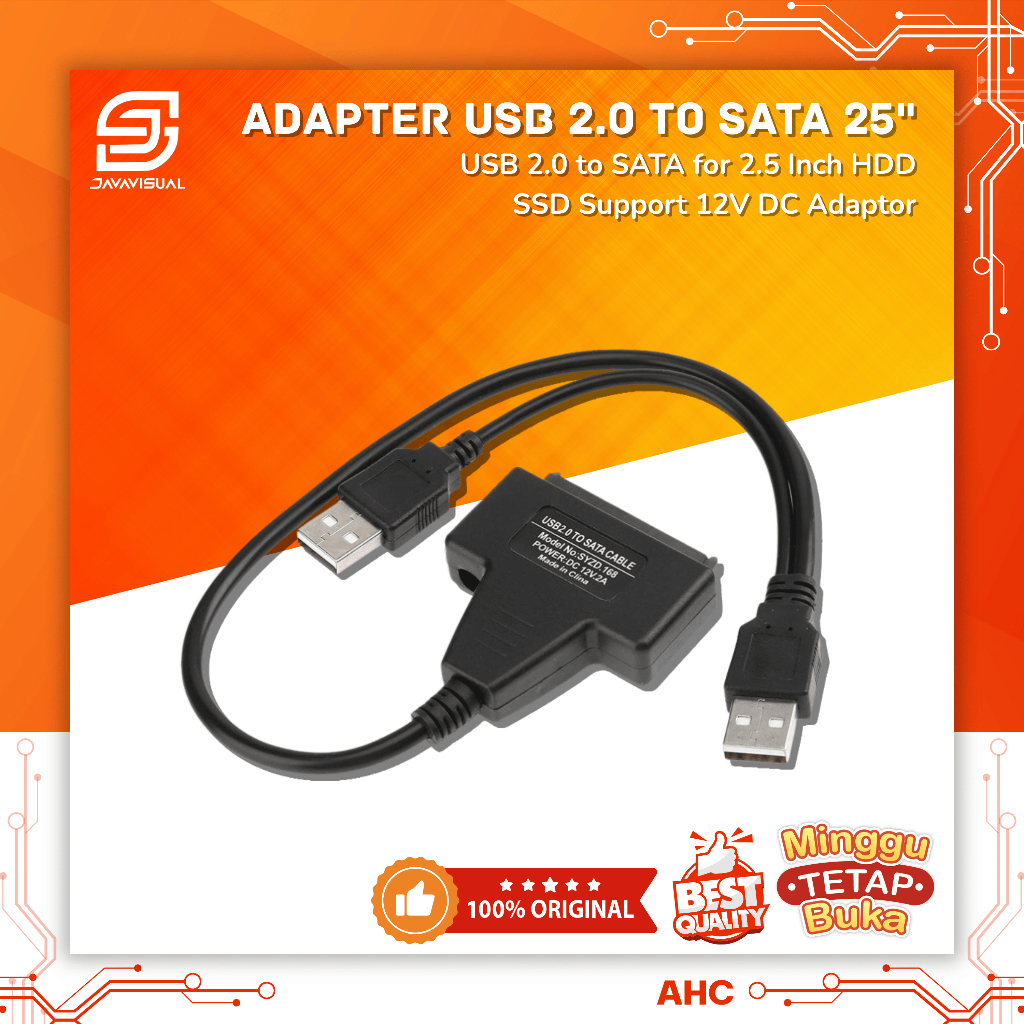 [JaVis] USB 2.0 TO SATA HDD 2.5" + ADAPTOR 12V 3A
