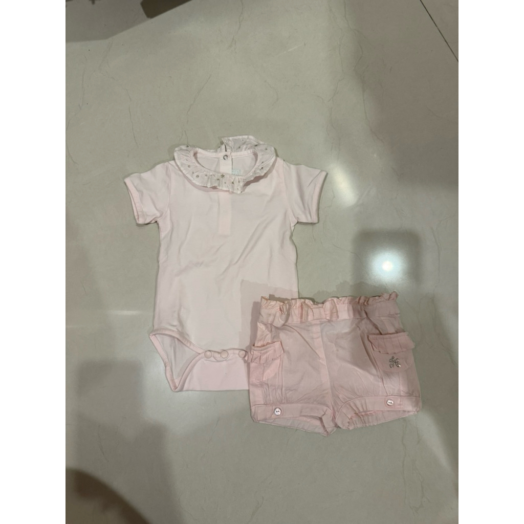 Preloved Tartine et Chocolat Jumper & Shorts (size 6M)