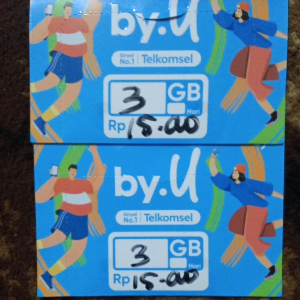kartu by.u belum diregistrasi