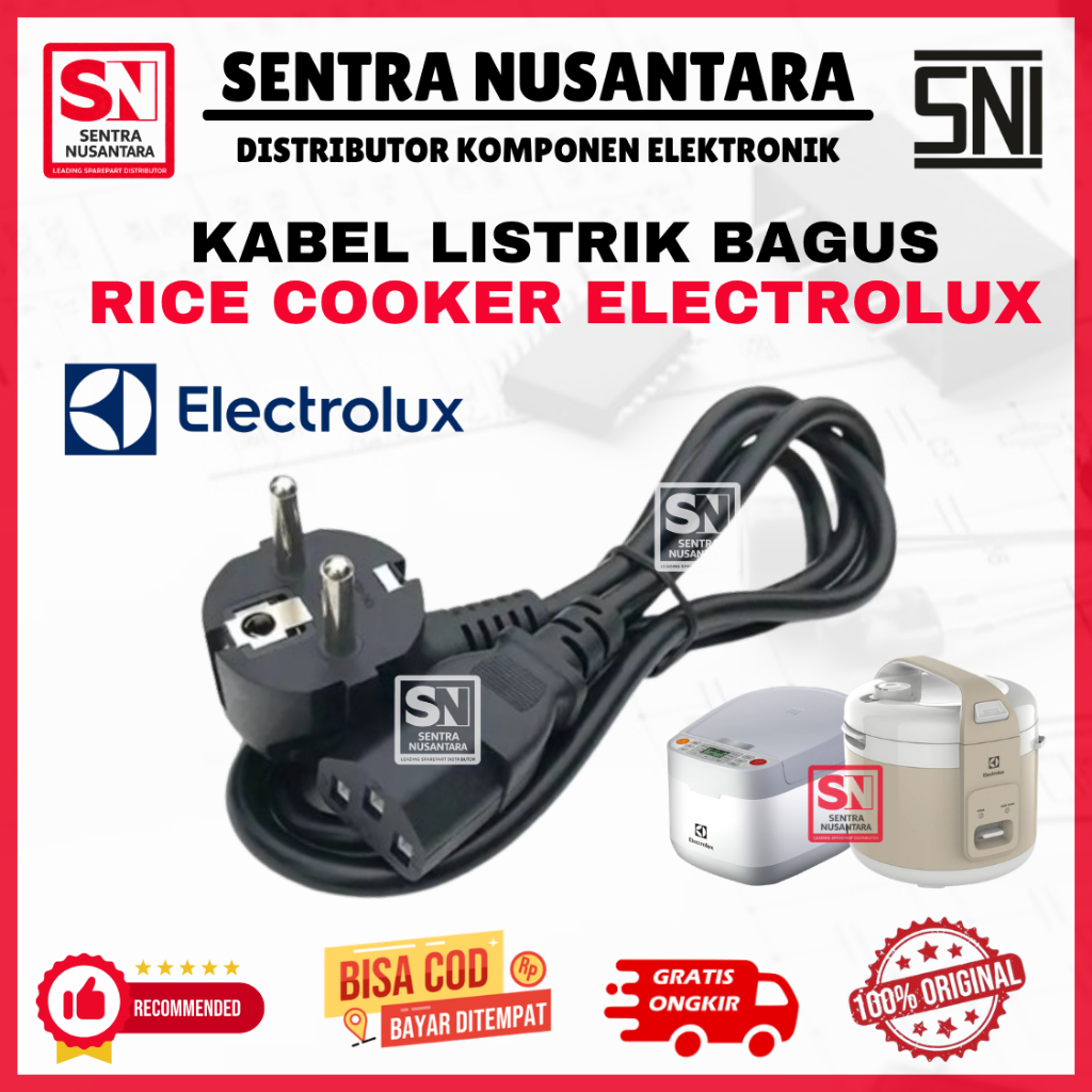 KABEL RICE COOKER MAGICCOM ELECTROLUX | COK KABEL MAGICCOM ELECTROLUX | KABEL LISTRIK MAGICCOM ELECT