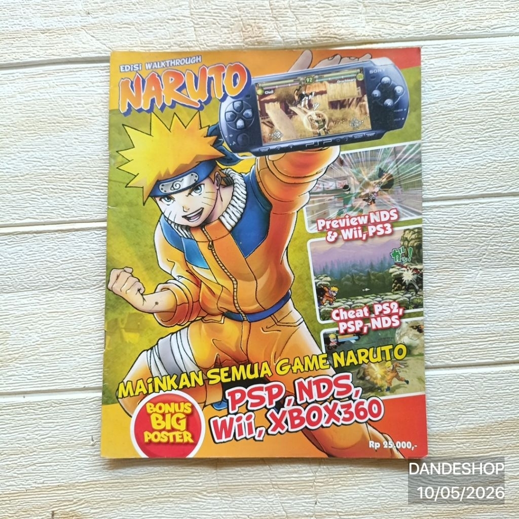 Naruto edisi Walkthrough - mainkan semua game Naruto PSP, NDS, wii, Xbox 360 - Buku Bekas Preloved