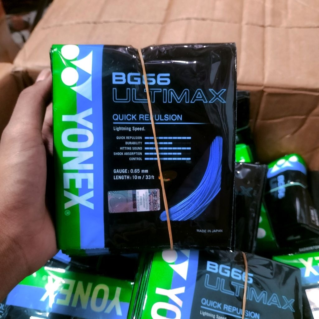 Tali Senar Raket Badminton Bg66 Ultimatex Kualitas Bagus Bisa Cod