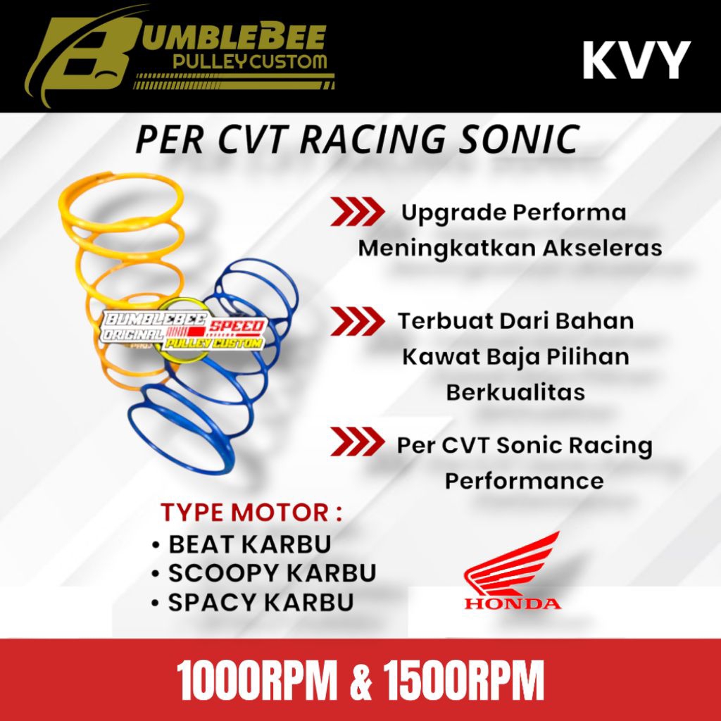 PER CVT RACING BEAT KARBU - SCOOPY KARBU - SPACY KARBU