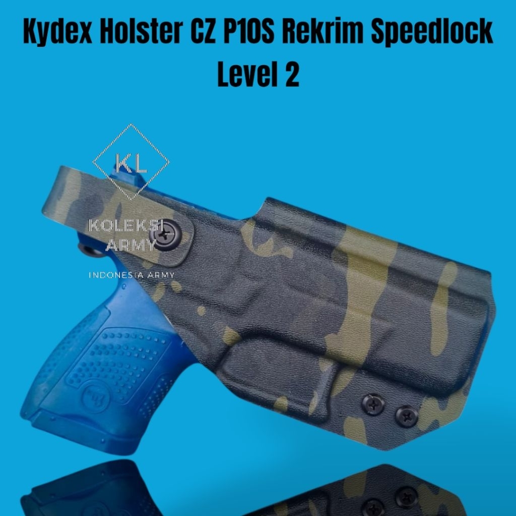 Kydex Holster CZ P10S Level 2 Speedlock CZ P10S Reskrim