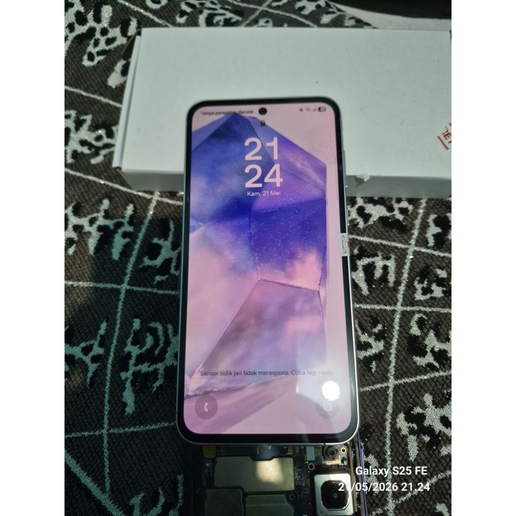 LCD original samsung A55 5G copotan