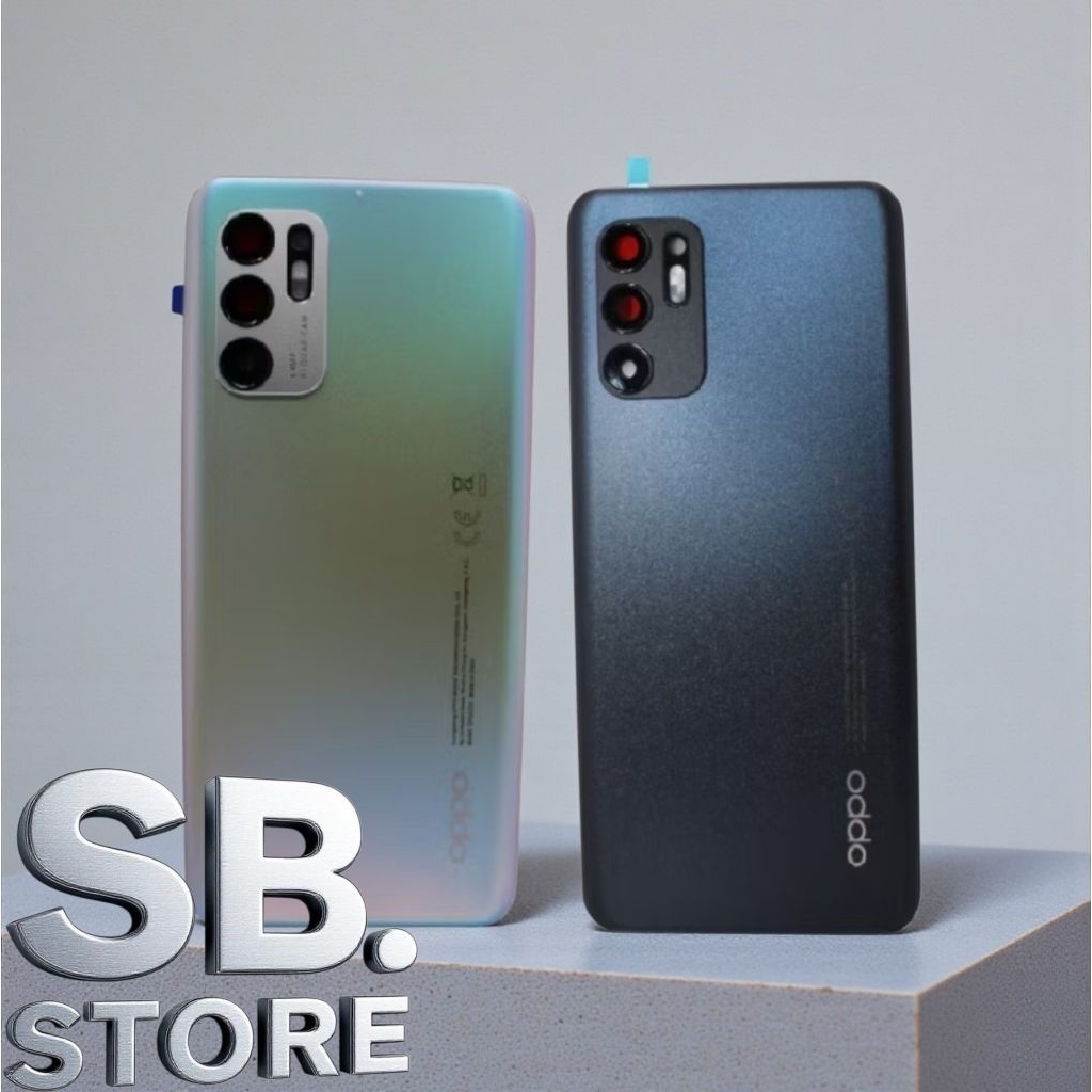 backcover backcover + ring lensa kamera Oppo Reno 6 4g original