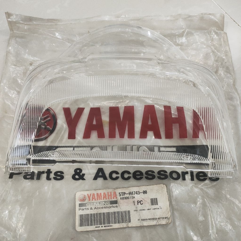 Lens, licence light mika bening luar belakang Yamaha Jupiter Z Orig YGP 5TP-H4743-00