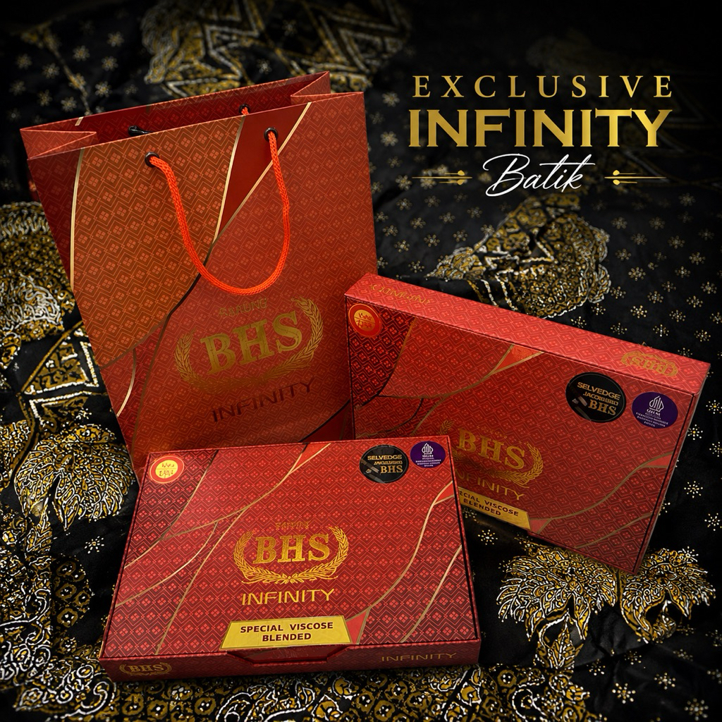 Sarung BHS Infinity Gold Batik / BHS Batik Infinity