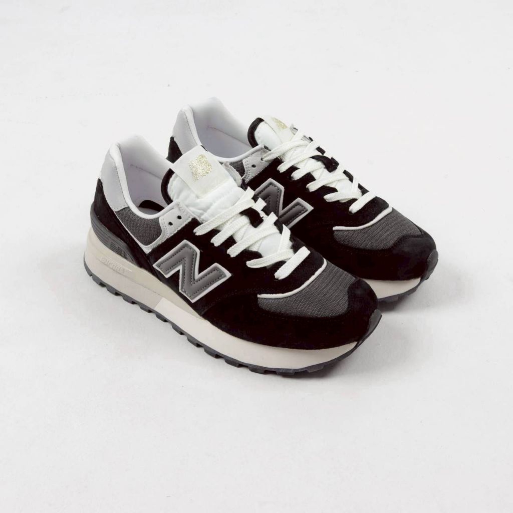 Sepatu Nb 574 Black White Unisex Bnib Authentic