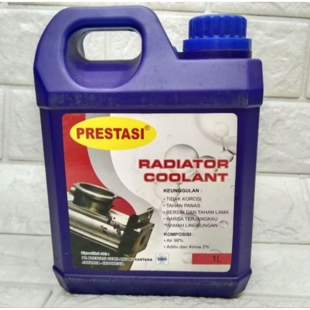 Air Radiator/Coolant prestasi air radiator Motor& Mobil.